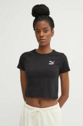 PUMA t-shirt Iconic T7 női, fekete, 625598 - fekete S