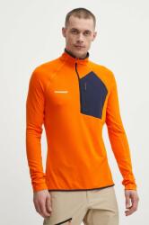 MAMMUT sportos pulóver Aenergy Light narancssárga, sima - narancssárga S - answear - 51 990 Ft