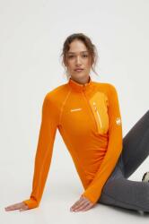 MAMMUT sportos pulóver Aenergy Light narancssárga, sima - narancssárga L - answear - 51 990 Ft
