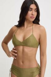 OAS bikini felső zöld, enyhén merevített kosaras - zöld XS - answear - 44 990 Ft