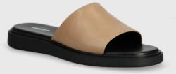 Vagabond Shoemakers bőr papucs CONNIE bézs, női, platformos, 5757-201-09 - bézs Női 36