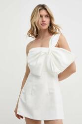 Bardot esküvői ruha BELLA fehér, mini, harang alakú, 58524DB - fehér S