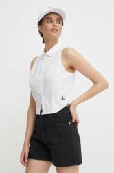 Calvin Klein ing női, galléros, fehér, regular, J20J223129 - fehér XS