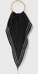 Lauren Ralph Lauren selyem kendő fekete, mintás, 454943694 - fekete Univerzális méret