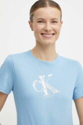 Calvin Klein Jeans pamut póló női, J20J223165 - kék XS