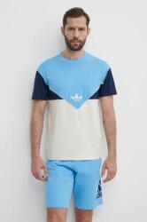 adidas Originals pamut póló férfi, mintás, IM9423 - kék S