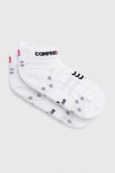 Compressport zokni Pro Racing Socks v4.0 Ultralight Run Low XU00051B - fehér 35/38