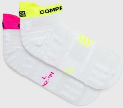 Compressport zokni Pro Racing Socks v4.0 Run Low XU00047B - fehér 42/44