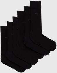 Calvin Klein zokni 6 pár fekete, férfi, 701220505 - fekete 43/46