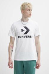 Converse pamut póló fehér, nyomott mintás - fehér L - answear - 9 290 Ft