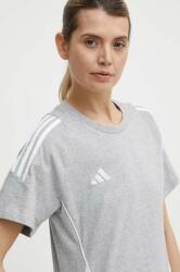 Adidas t-shirt Tiro24 női, szürke, IR9355 - szürke L