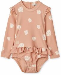 Liewood egyrészes baba fürdőruha Sille Baby Printed Swimsuit rózsaszín - rózsaszín 62