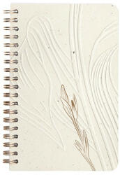Clairefontaine Jegyzetfüzet Clairefontaine Tulip paper, spirálos, 11x17cm, 50 lapos, pontozott (813071C)