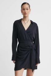 Abercrombie & Fitch ruha fekete, mini, egyenes - fekete XXS