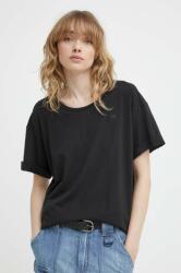 G-Star Raw pamut póló női, fekete - fekete M - answear - 12 990 Ft