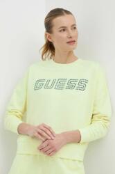 GUESS felső SKYLAR zöld, női, nyomott mintás, V4GQ07 K8802 - zöld XS