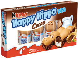 Kinder Happy Hippo 103, 5 g 5 db kakaós