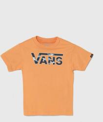 Vans gyerek pamut póló BY VANS CLASSIC LOGO FILL KIDS narancssárga, nyomott mintás - narancssárga 116