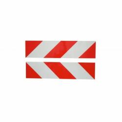 ALM Set abtibild reflectorizant 10X40cm Alb +Rosu (ALM 160623-1)