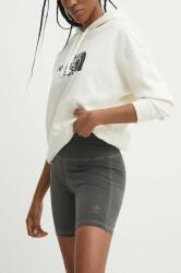 adidas Originals rövidnadrág női, fekete, sima, magas derekú, IU2710 - fekete M