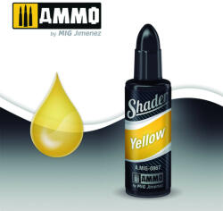 AMMO by MIG Jimenez AMMO ACRYLIC SHADER Yellow 10 ml (A. MIG-0867)