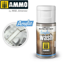 AMMO by MIG Jimenez AMMO ACRYLIC WASH Neutral Grey Wash 15 ml (A. MIG-0710)