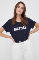 Tommy Hilfiger pamut póló sötétkék - sötétkék S - answear - 8 990 Ft