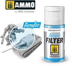 AMMO by MIG Jimenez AMMO ACRYLIC FILTER Sky Blue 15 ml (A. MIG-0806)