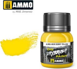 AMMO by MIG Jimenez AMMO DRYBRUSH Sunny Yellow 40 ml (A. MIG-0639)