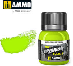 AMMO by MIG Jimenez AMMO DRYBRUSH Lime Green 40 ml (A. MIG-0650)