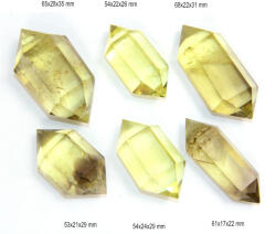 Obelisc Cuart Lemon Cristal Natural 2 Varfuri - 1 Buc - concepttropic - 49,00 RON