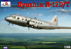Amodel IIyushin IL-12D/T Sov. milit. transp. aircr 1: 144 (AMO1444)