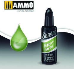 AMMO by MIG Jimenez AMMO ACRYLIC SHADER Military Green 10 ml (A. MIG-0865)