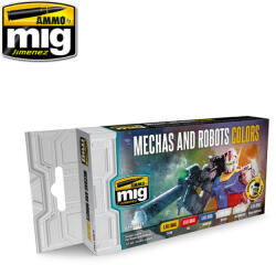 AMMO by MIG Jimenez AMMO Mechas and Robots Colors 6 x 17 ml (A. MIG-7127)