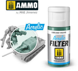 AMMO by MIG Jimenez AMMO ACRYLIC FILTER Turquoise 15 ml (A. MIG-0809)