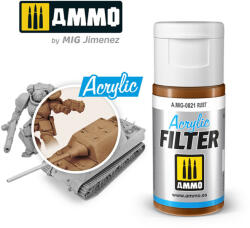 AMMO by MIG Jimenez AMMO ACRYLIC FILTER Rust 15 ml (A. MIG-0821)