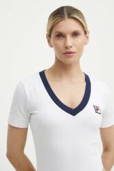 Fila t-shirt Ludhiana női, fehér, FAW0749 - fehér M