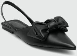 Answear Lab balerina fekete, nyitott sarokkal - fekete Női 39 - answear - 15 990 Ft