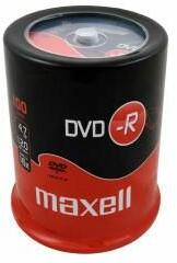 Maxell DVD-R MAXELL, 4, 7 GB, 16x, 100 buc. CUTIE DE PRACTICA (ML-DDVD-R4.7-100PK-CAKE)