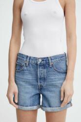 Levi's farmer rövidnadrág női, sima, magas derekú - kék 23 - answear - 24 990 Ft