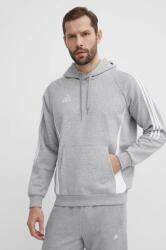 Adidas melegítő felső Tiro 24 szürke, melange, kapucnis, IR7545 - szürke L