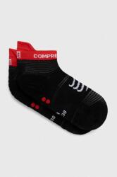 Compressport zokni Pro Racing Socks v4.0 Run Low XU00047B - fekete 35/38