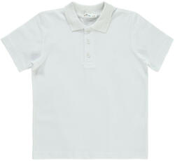 Civil Fehér fiú ingpóló (Méret 128-134)