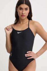 Nike egyrészes fürdőruha fekete, puha kosaras - fekete 34
