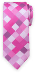 Willsoor Férfi nyakkendő rózsaszín és lila árnyalatú pixelmintával 16800