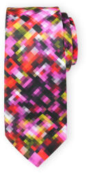 Willsoor Férfi nyakkendő többszínű pixelekkel díszített kis mintával 16803
