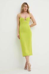 Bardot ruha VIENNA zöld, midi, testhezálló, 58558DB - zöld XS