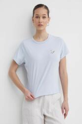 Abercrombie & Fitch pamut póló női - kék M - answear - 9 990 Ft