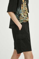 Medicine rövidnadrág női, fekete, sima, közepes derékmagasságú - fekete XS - answear - 12 990 Ft