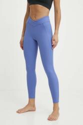 Reebok jóga leggings Lux Studio Rib lila, sima, 100076344 - lila S